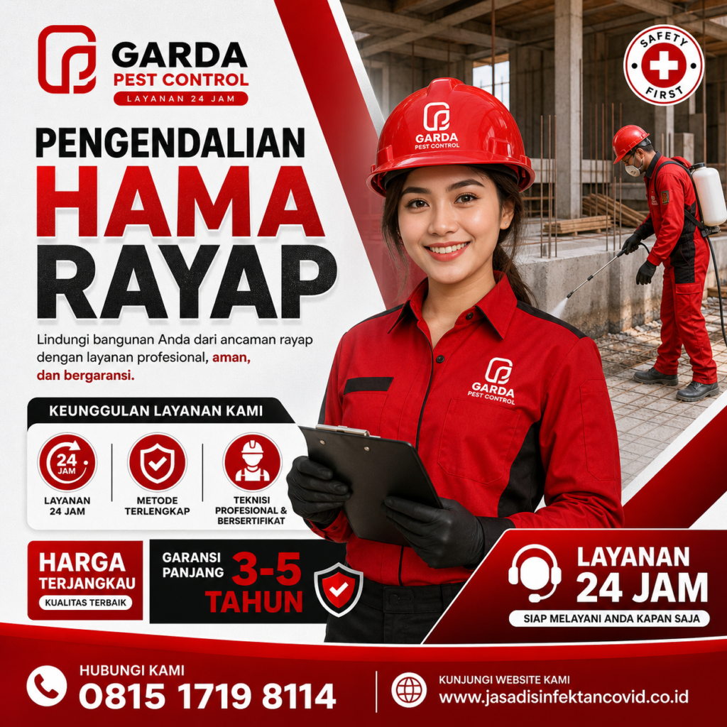Jasa Pembasmi Rayap di Bogor Garansi 5 Tahun