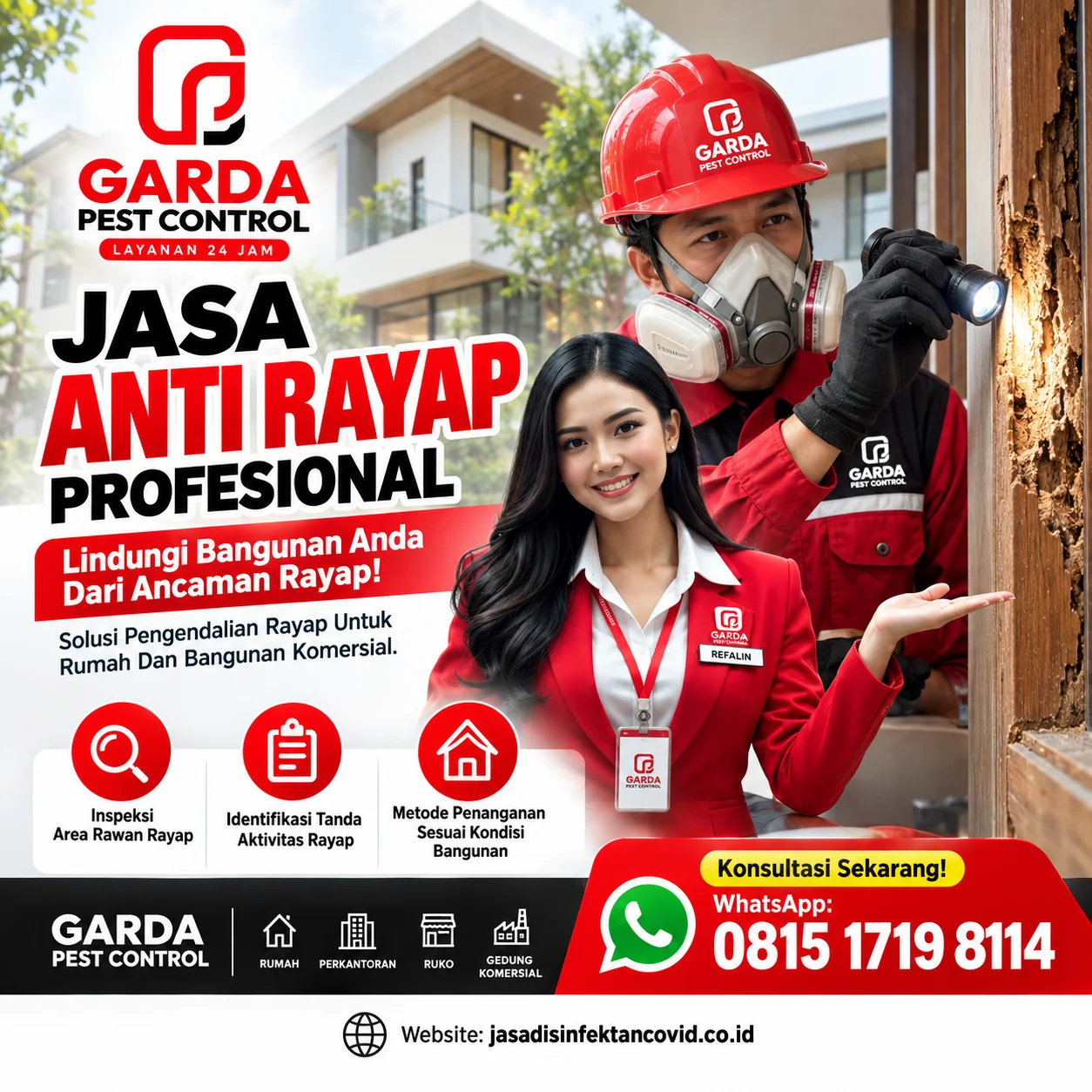 Jasa Pembasmi Rayap di Tangerang