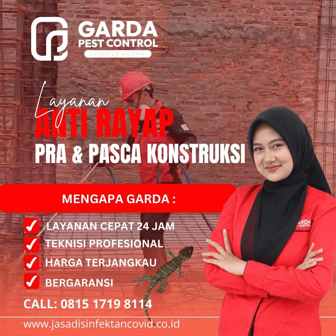Jasa Anti Rayap di Jakarta Barat Bersertifikat Resmi