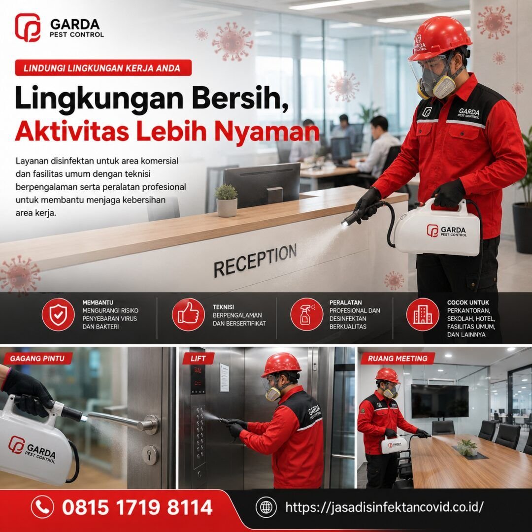 Jasa Sterilisasi Ruangan Kantor Jakarta Timur Terpercaya untuk Lingkungan Kerja Sehat