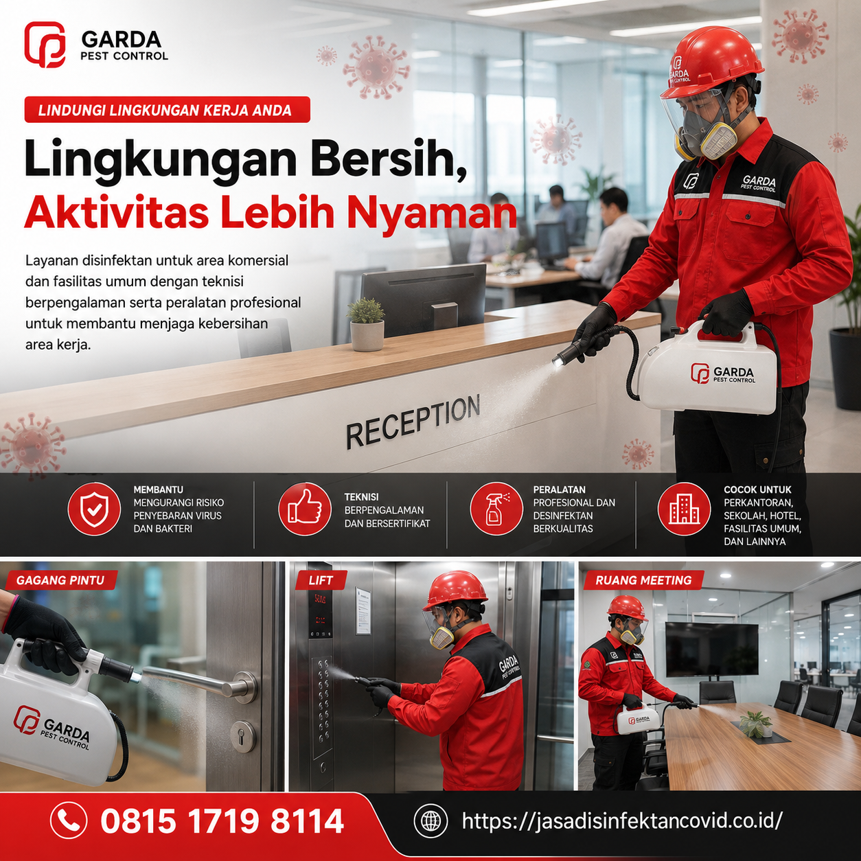 Jasa Disinfektan Kantor Jakarta Timur: Menciptakan Lingkungan Kerja Sehat dan Aman