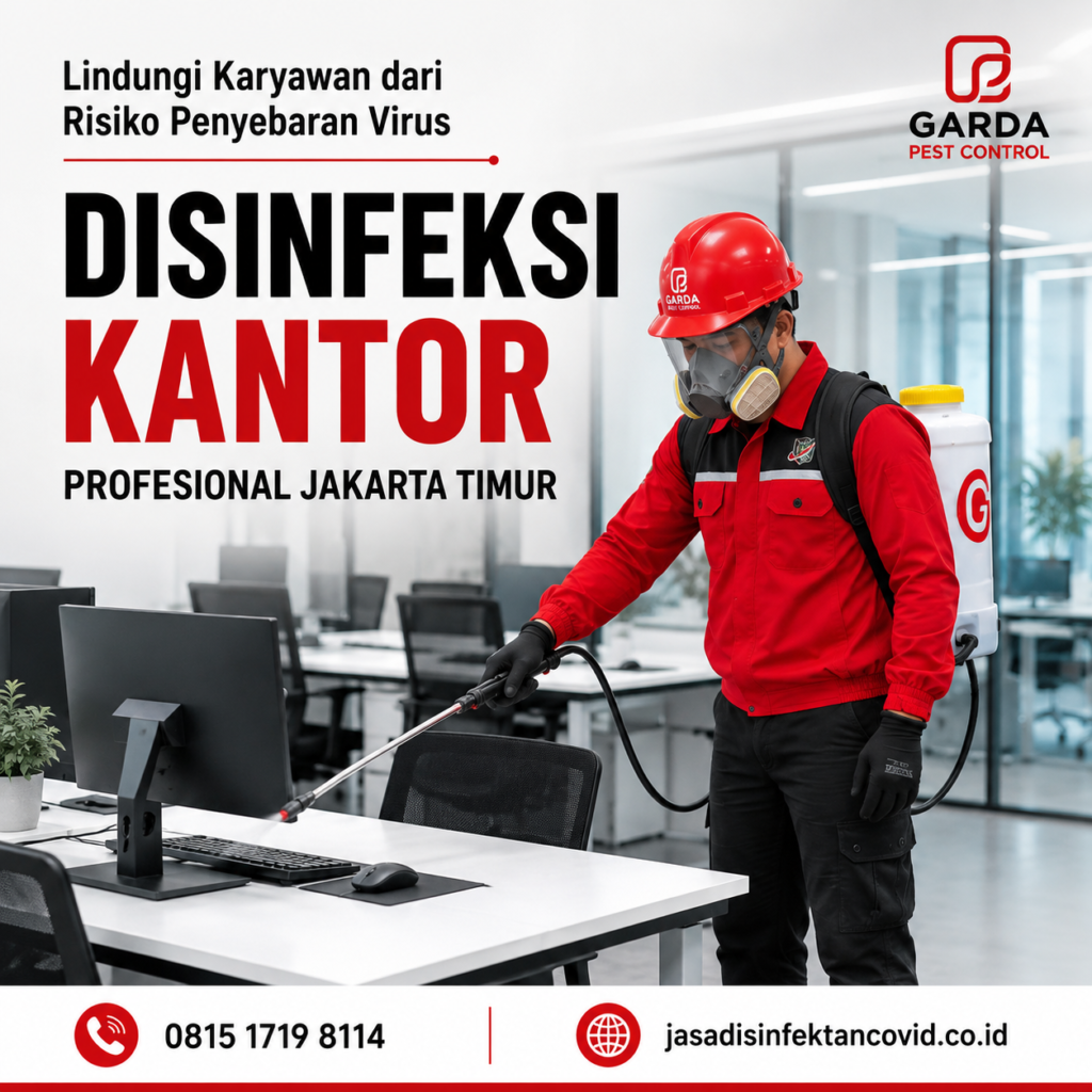 Layanan Jasa Sanitasi dan Disinfeksi Jakarta Timur untuk Rumah dan Kantor