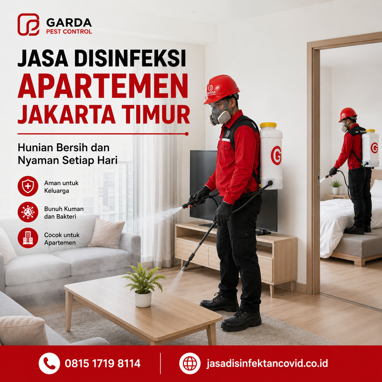 Jasa Disinfektan Jakarta Timur Terdekat untuk Rumah & Bisnis