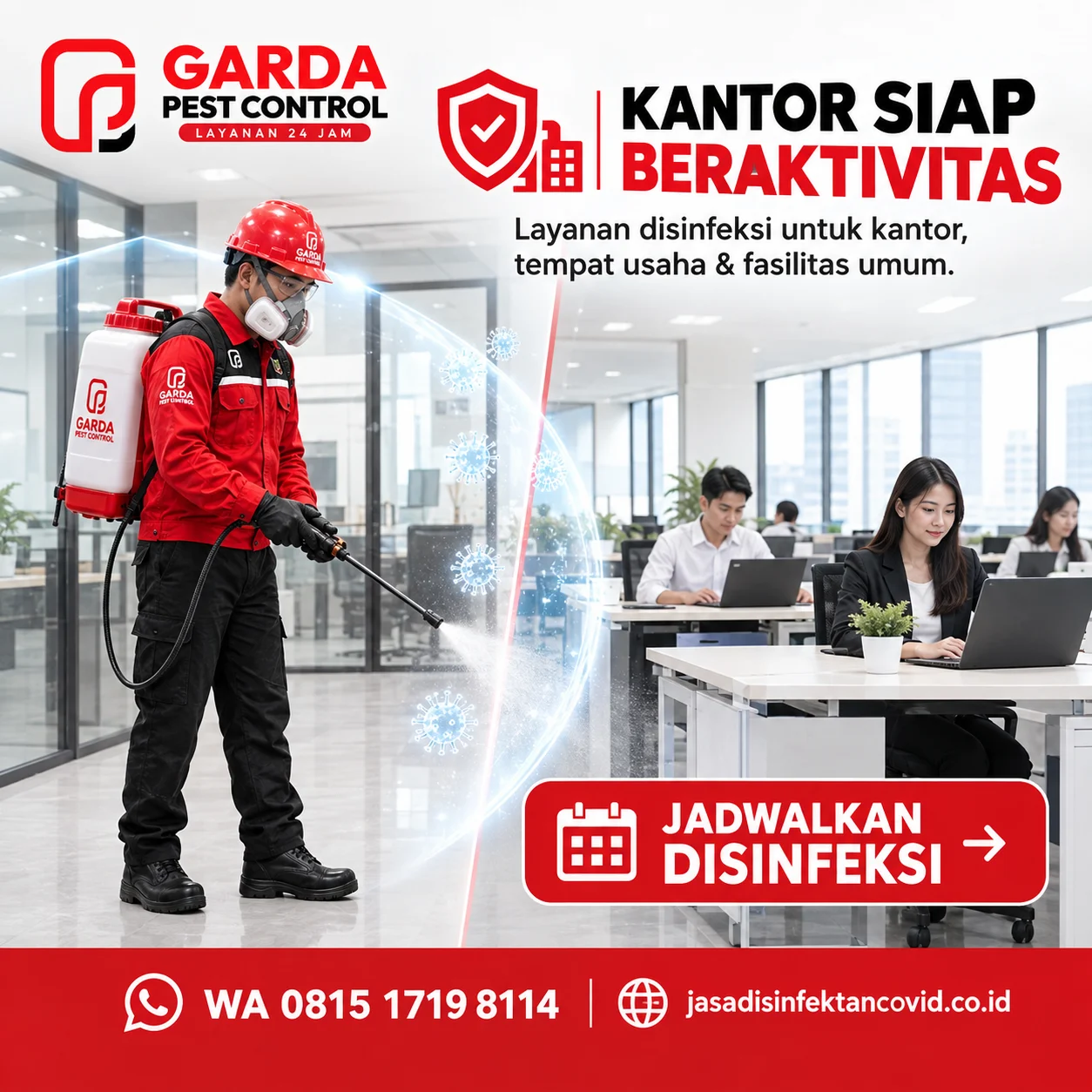 Biaya Jasa Penyemprotan Disinfektan Jakarta Timur untuk Rumah dan Kantor